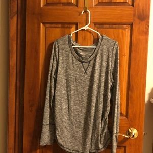 Gray maternity sweater